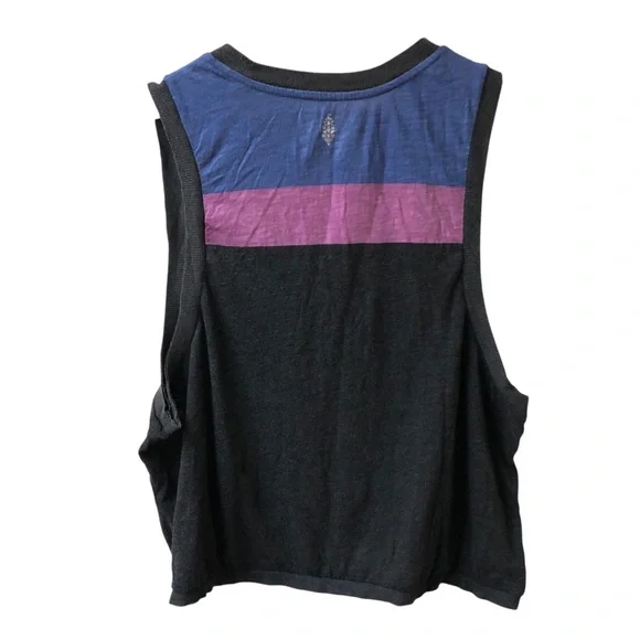 Free People Printed Love Tank | Retro Black Combo - Picture 7 of 13